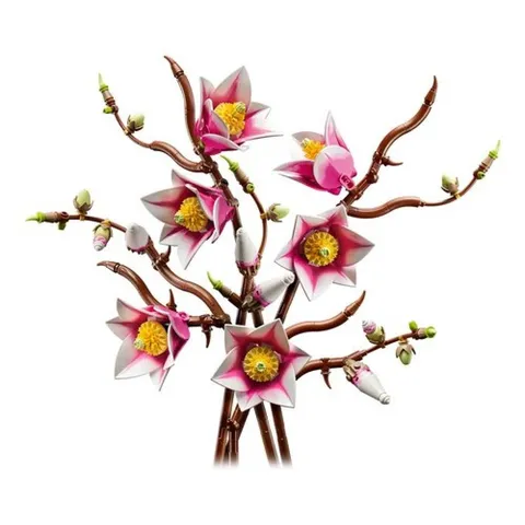 LEGO Botanical Magnolia Branches Building Set 435 Pieces 18a+ Multicolor