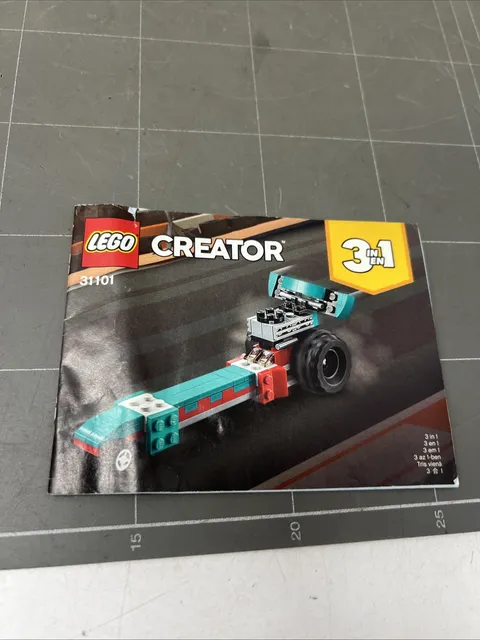 VINTAGE TOY LEGO MANUAL INSTRUCTIONS BOOKLET ART CREATOR 31101
