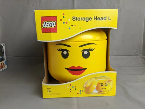 NEW Lego 5005527 Large Smiling Girl Storage Container Head