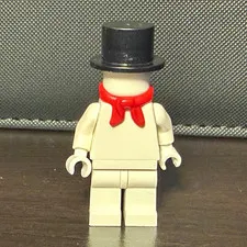 LEGO Minifigures Snowman Minifigure with black top hat and red scarf