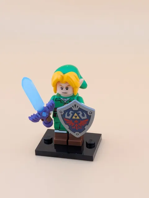 LEGO Link Minifigure Ocarina of Time The Final Battle 77093 w/ Shield & Sword