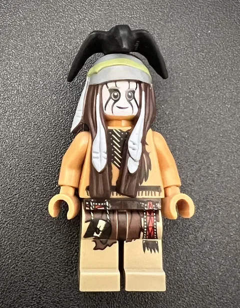 Authentic Lego 2013 Lone Ranger 79108 Stagecoach Escape Tonto Minifigure P1