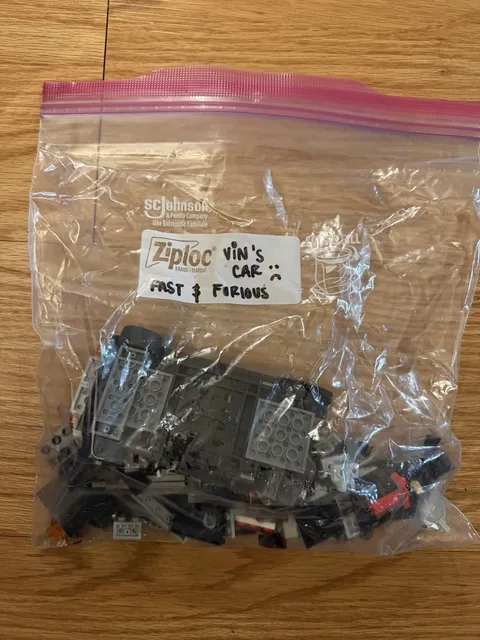LEGO Fast & Furious Bulk Parts Lot Mixed Black Gray Polybag Cars 10+ Pieces