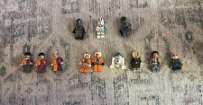 LEGO Minifigure Lot of 12 Mixed Characters, Assorted Colors, Plastic