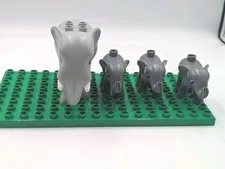 Duplo Lego Safari Animals Elephant Family Zoo Animal Mama & 3 Babies Specialty 