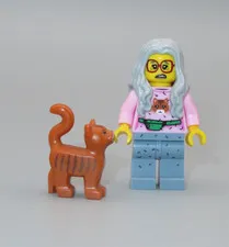 LEGO Mrs. Scratchen Post cat minifigure LEGO Movie collectible series CMF