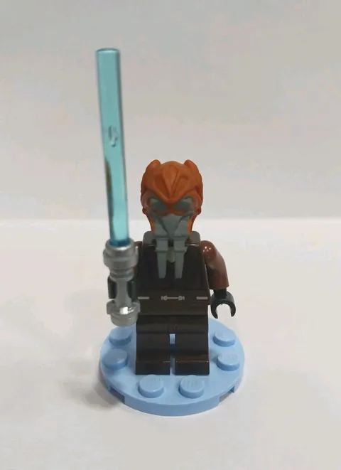 LEGO Star Wars Plo Koon Minifigure Clone Wars sw0198 Jedi Blue Lightsaber