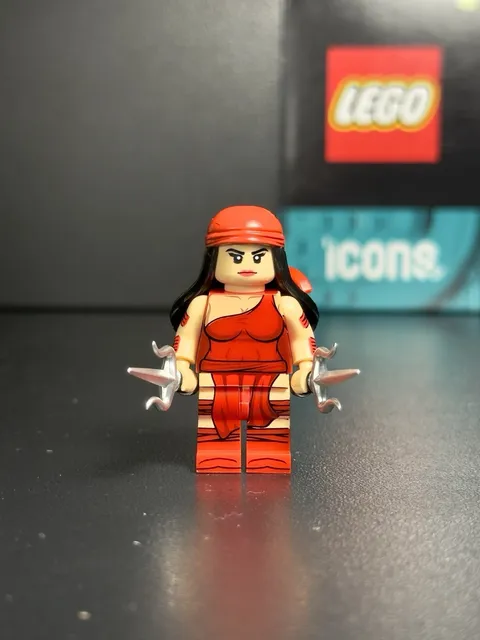 New Marvel Superhero's Classic Elektra Custom Lego Minifigure - Daredevil 76178