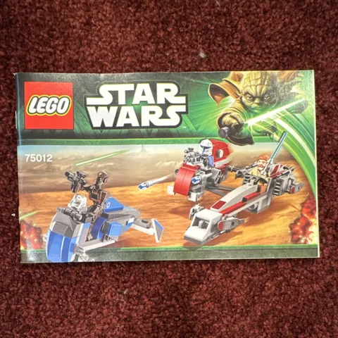 LEGO Star Wars Republic Fighter Tank 75012 Instruction Manual