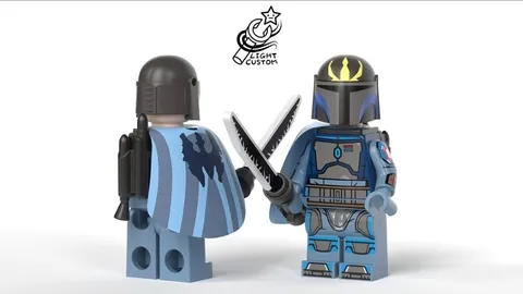 LEGO Star Wars Light Custom LC Pre Viszla Custom Minifigure