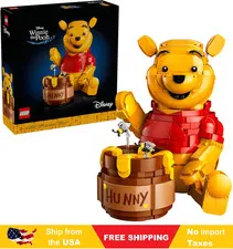 LEGO Disney Winnie The Pooh Building Set-Home, Office or Book Shelf Decor, 43300