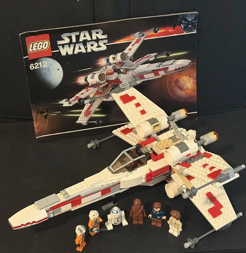 Lego Star Wars X-Wing Fighter 2006 6212 complete /W instruction kit 