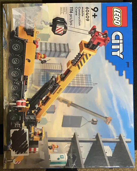 LEGO City Yellow Mobile Construction Crane 60409 - ( OPEN BOX -SEALED BAGS)