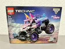 LEGO Technic Monster Jam Sparkle Smash Pull-Back Truck Toy 42220 (Box Damage)