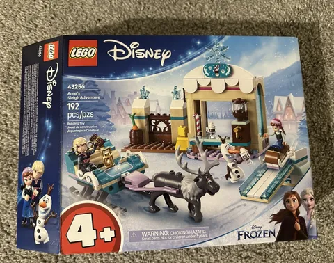 Lego Disney Anna’s Sleigh Adventure NIB #43256 Frozen Olaf Sven Kristoff