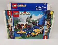 Lego System 6552 Rocky River Retreat **BOX ONLY** 1993