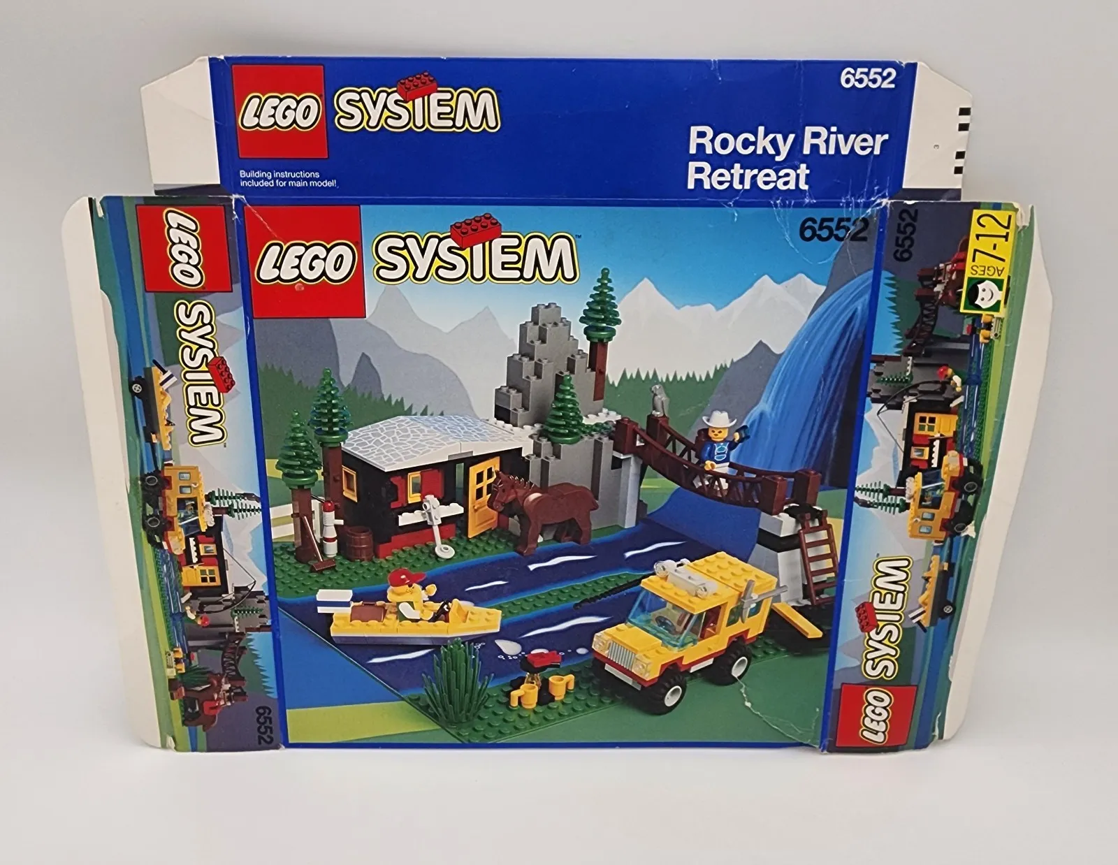 Lego System 6552 Rocky River Retreat **BOX ONLY** 1993