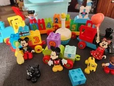 LEGO DUPLO Disney Mickey & Minnie Birthday Train Toy 10941 Incomplete 23pc 0202