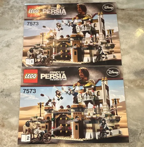 LEGO Prince of Persia The Battle of Alamut #7573 Instruction Manual Booklet 2010