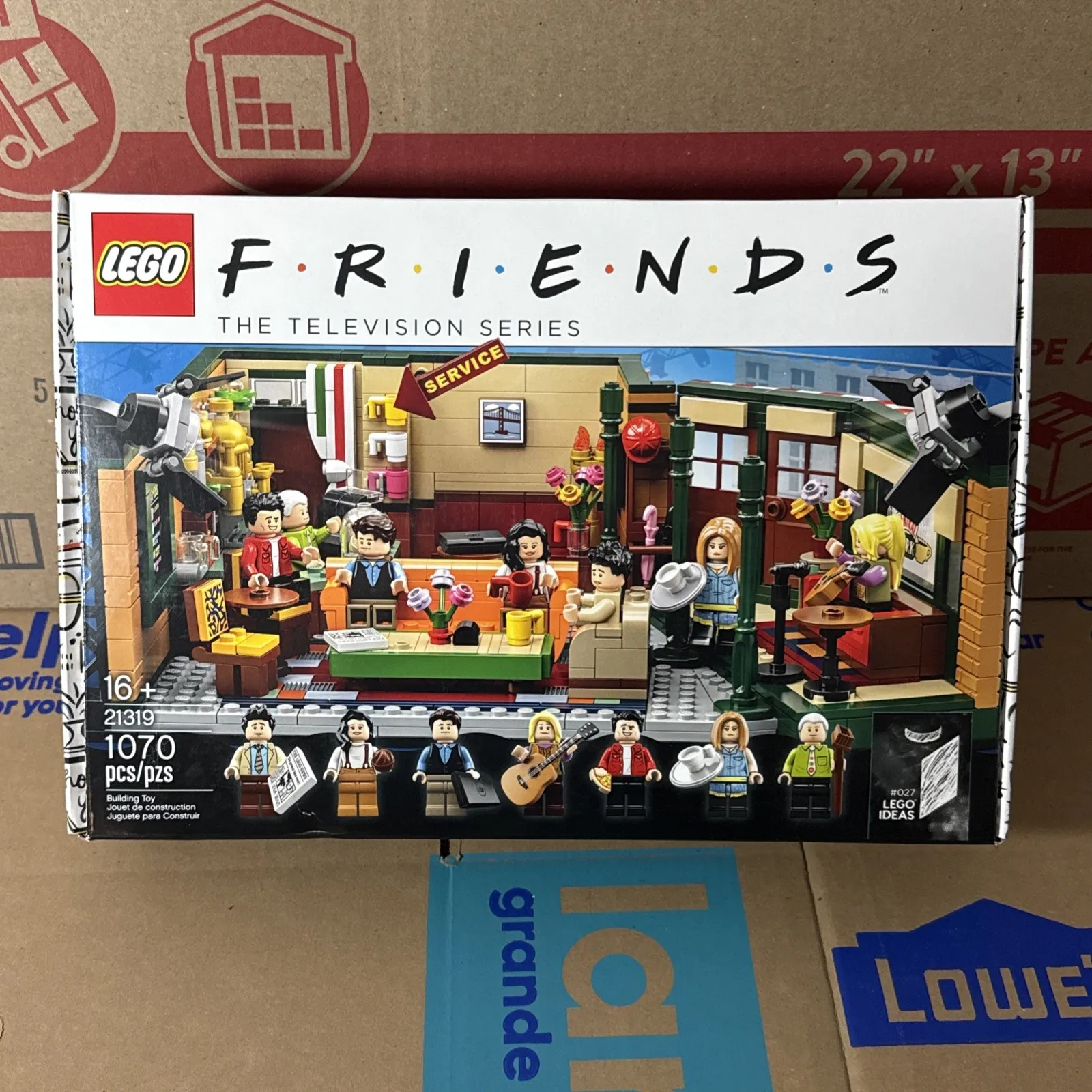 LEGO Ideas Friends The Television Series 21319 Complete Set, 1070 Pieces