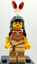 LEGO (71011) CMF Series 15 Tribal Woman w/ Baby Minifigure col15-5 Complete New
