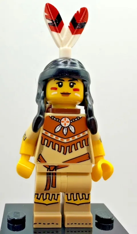LEGO (71011) CMF Series 15 Tribal Woman w/ Baby Minifigure col15-5 Complete New