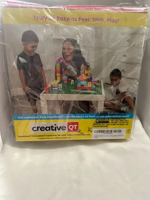 Creative QT LVHERO 10x10 Gray Baseplates – Pack of 8 – New Sealed