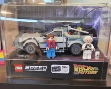 Lego Back to the Future 77256 store display 