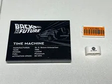 LEGO Back to the Future DeLorean Printed Parts Lot Mr Fusion Time Machine