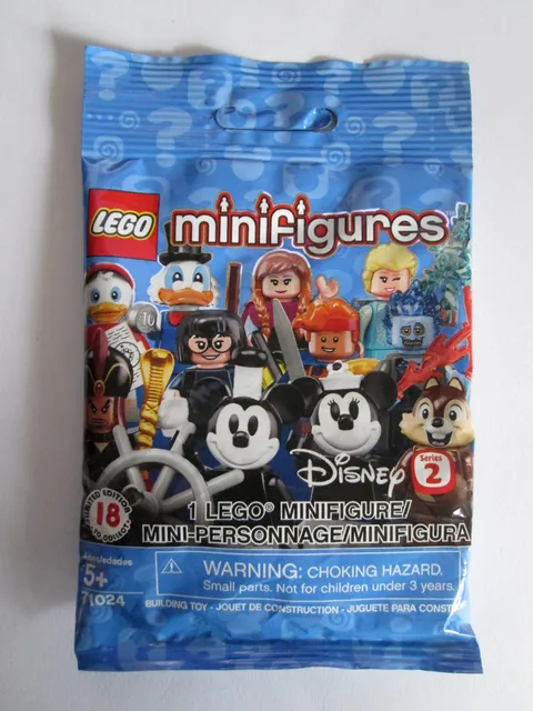 LEGO DISNEY MINIFIGURES SERIES 2 – 71024 – Factory Sealed Blind Bag – NEW