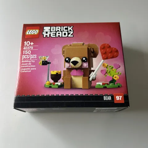LEGO 40379 BrickHeadz Valentine's Bear - NEW & Factory SEALED Box!