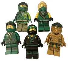 LEGO Minifigure Ninjago Lot Green Lloyd Set Bulk Sale Bundle