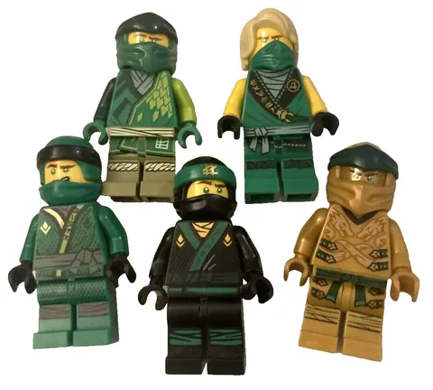LEGO Minifigure Ninjago Lot Green Lloyd Set Bulk Sale Bundle
