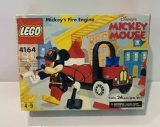 Lego 4164, Mickey’s Fire Engine, Disney Mickey Mouse 2000, Brand New!