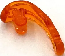 Lego New Trans-Orange Wave Rounded Energy with Bar Handle Power Blast Part