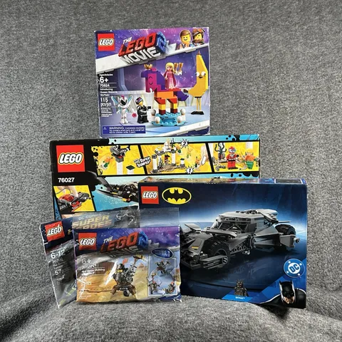 LEGO DC Batman Tumbler Black Manta Batmobile + Movie Sets 5 Lot NIB Sealed