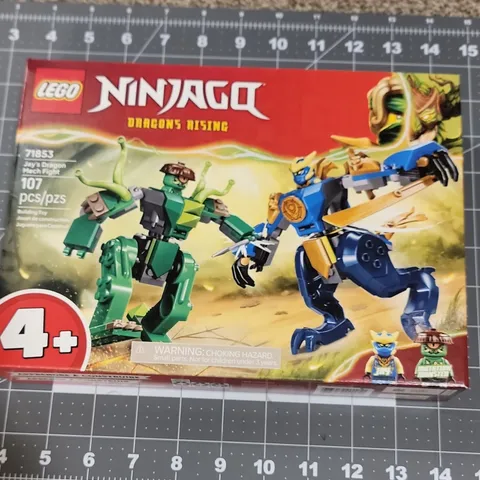 LEGO NINJAGO Dragons Rising Jay's Dragon Mech Fight 71853, 107pcs Jay 4+ Boxed