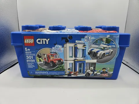 LEGO City 60270 Great Vehicles Police Station Brick Box New Building Kit Toy Kid
