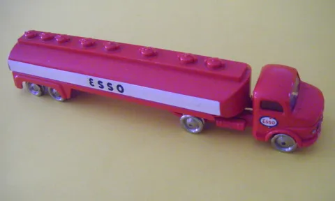 LEGO Vintage Mercedes Benz ESSO Tractor Trailer Tanker Truck RARE 1950's 60's