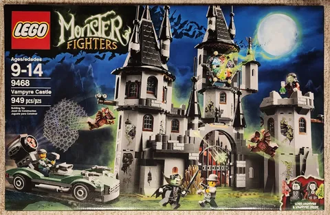 LEGO Monster Fighters: Vampyre Castle Set 9468 New Sealed Vaulted