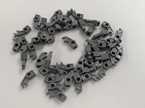 Lego x50 New Dark Bluish Gray Arm Mechanical Exo-Force Bionicle  # 98313 MOC Lot