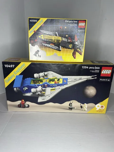 LEGO Space Lot Galaxy Explorer 10497 Blacktron  Cruiser 40580 New Sealed