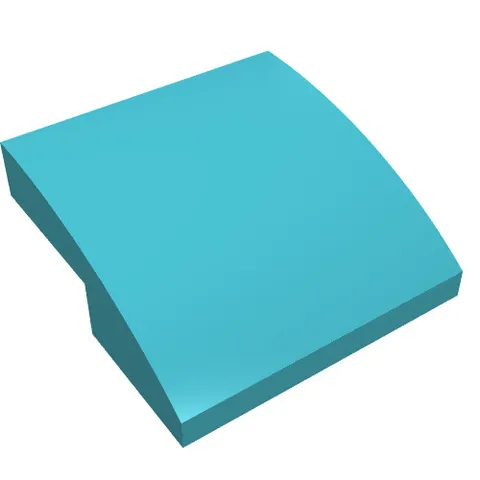 10x LEGO® Part 15068 - Slope, Curved 2 x 2 x 2/3