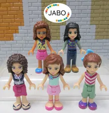 (L 15 / 13 / 6) Lego Friends 5 Figures Minifigures