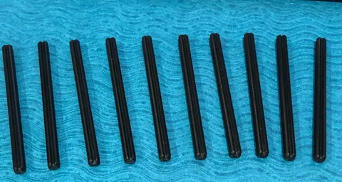 LEGO PART 3707 TECHNIC AXLE 8L 10 PIECES (BLACK)
