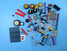 Lego Parts Random Mix Bricks Wheels Incomplete Technic Assortment Mixed Themes