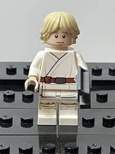 Lego Luke Skywalker Minifigure Star Wars 75159 75341 75290 75220 ▪️