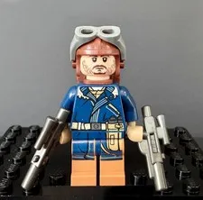LEGO Star Wars Rogue One sw0790 Cassian Andor Dark Blue Coat Minifigure 75155