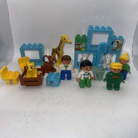 Huge Lot Of Lego Duplo First Zoo Animal Safari Action Figure Giraffe Lion Cat