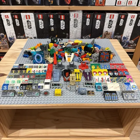 LEGO Printed Parts, Panels, & Various Vintage Pieces Of Rare Colors And More!